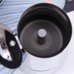 cafetera expressomaker moka acero inoxidable  con estufa