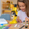 microscopios de plastico para ninos, 100, 400, 1200x