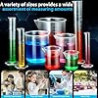kit de laboratorio  de vasos y cilindros medidores de plastico