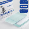 caja de portaobjetos de vidrio 50 diapositivas y 100 cubre objetos