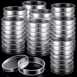 placas Petri de plastico esteril con tapas de 2362diametrox 0.591 (10 unidades)