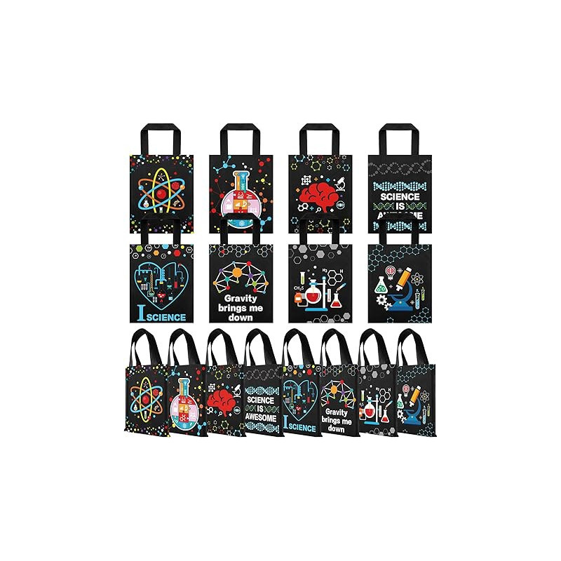 bolsa de recuerdo de la fiesta de ciencia(set de 8 bolsas)