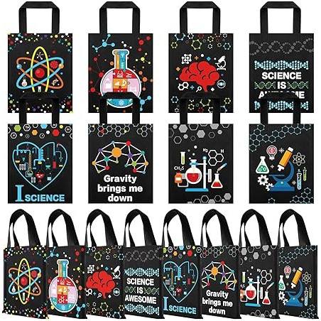 bolsa de recuerdo de la fiesta de ciencia(set de 8 bolsas)