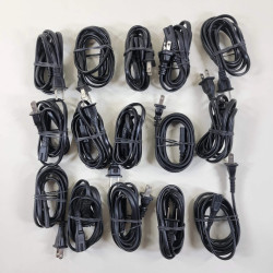 cables de alimentación AC  de 5 pies con enchufe de dos patas NEMA 1-15P