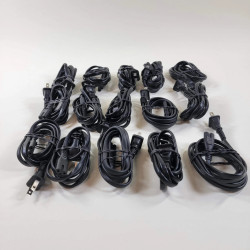 cables de alimentación AC  de 5 pies con enchufe de dos patas NEMA 1-15P