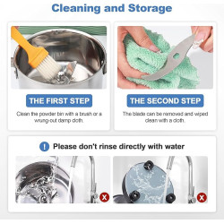 Molino electrico para granos acero inoxidable 2000w