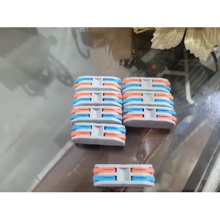 Conector rapido de dos lineas