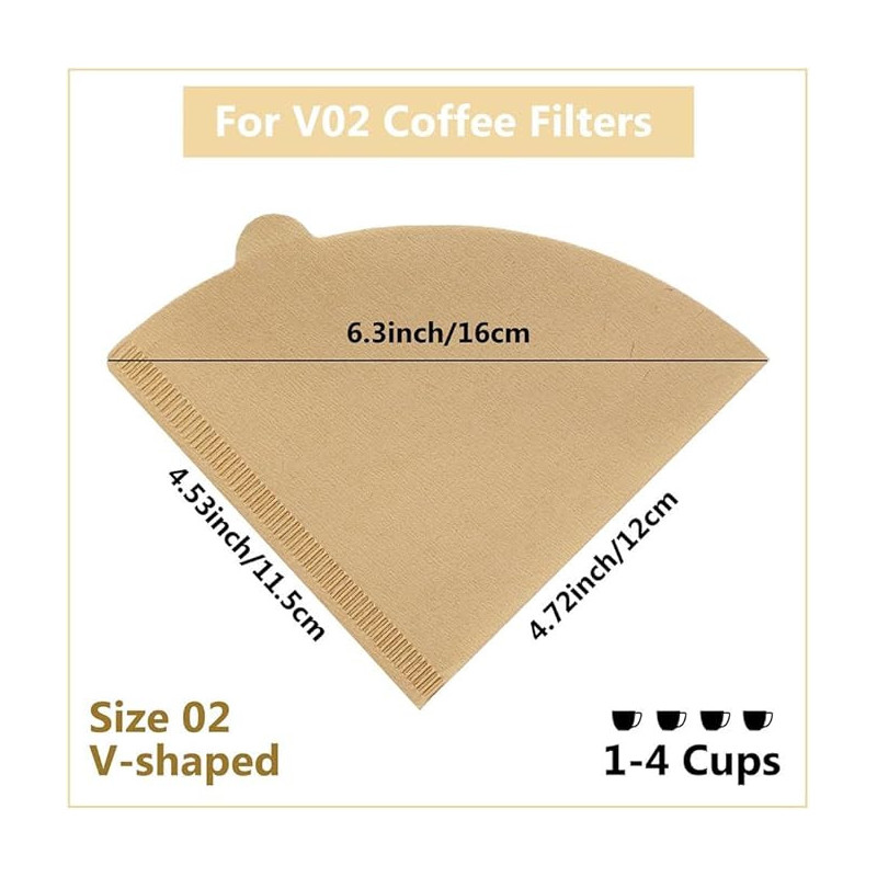 Filtro de papel para metodo V60