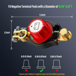 Interruptor de desconexion de bateria 250A