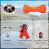 kit de imanes de pesca con fuerza de traccion 600 libras