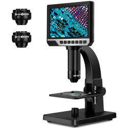 Microscopio electronico 1200X pantalla 7 pulgadas