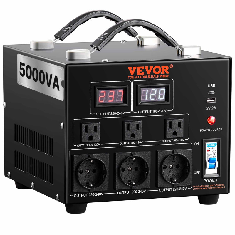 Transformador 110V a 220V o 220V a 110V