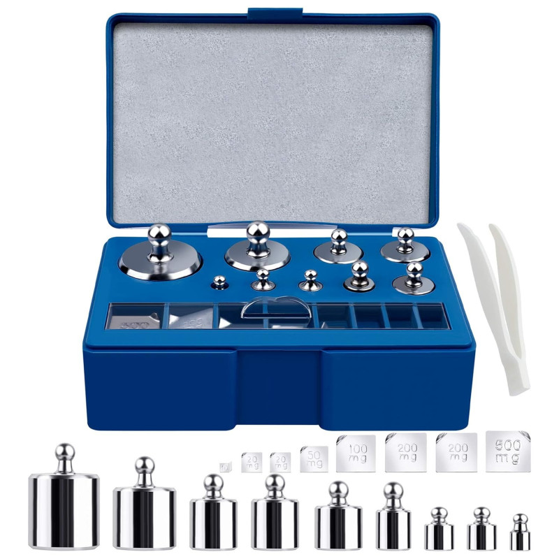 Kit de pesos de calibracion de balanza