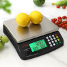 Bascula de cocina negra con calculo de precio d 66 libras