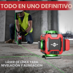 medidor de nivel láser