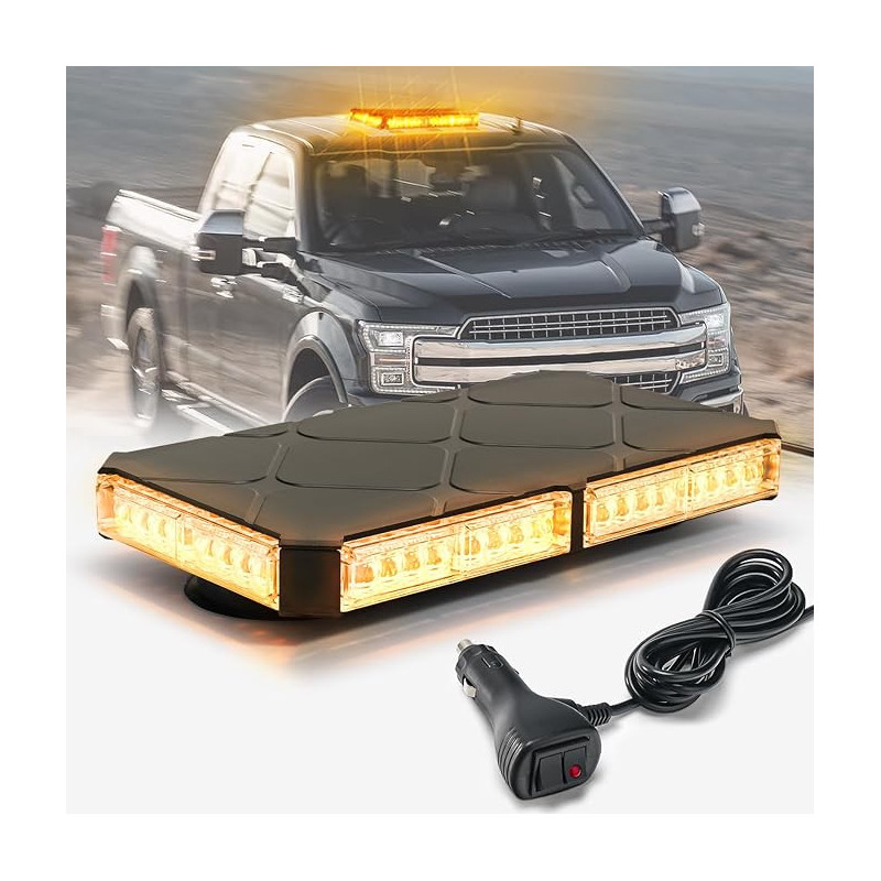 Luz estroboscopicas para techo de carro magneticas