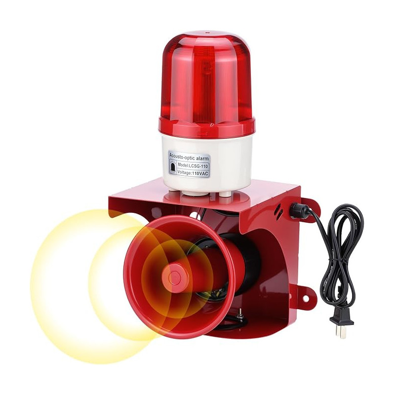 Sirena Industrial 120db con Luz