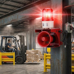 Sirena Industrial 120db con Luz