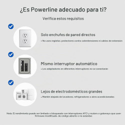 Extensores de internet or la red electrica Powerline TP link