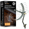 Antena HDTV de television para montaje exterior