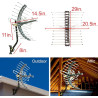 Antena HDTV de television para montaje exterior