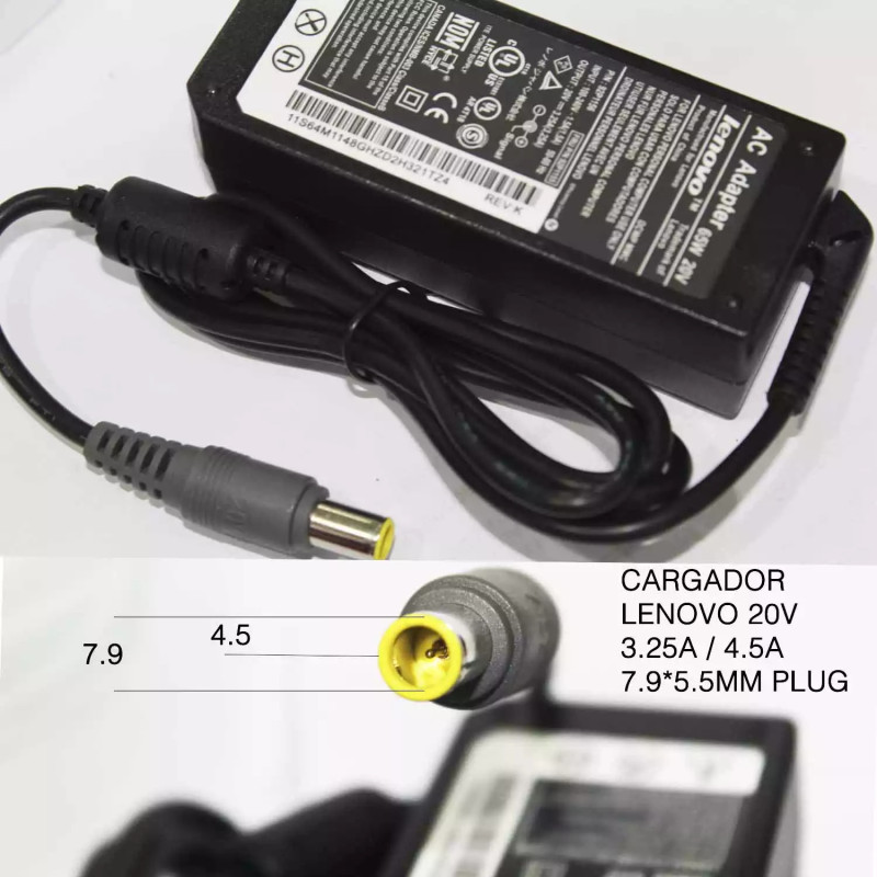 adpatadores a pin grueso Lenovo